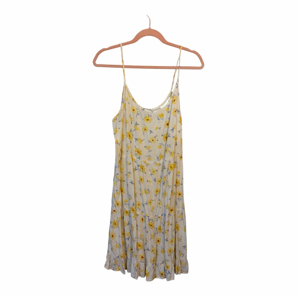 SO Yellow Floral Dress